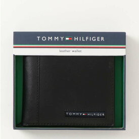 送料無料 TOMMY HILFIGER トミー ヒルフィガー ワンポイントロゴ 本革 二つ折財布 Cambridge ウォレット MC