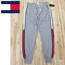送料無料 TOMMY HILFIGER トミー ヒルフィガー サイド切替ライン スウェット メンズ ジョガーパンツ 09T3880 MC