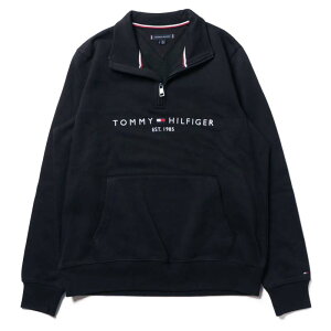 送料無料 TOMMY HILFIGER トミー ヒルフィガー トミーロゴモックネック フリースハーフジップ TOMMY LOGO MOCKNECK メンズ ブランド MC