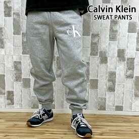 送料無料 Calvin Klein カルバンクライン CK モノグラム フリーススウェット ジョガーパンツ イージーパンツ ルームウェア monogram fleece jogger メンズ ブランド MC