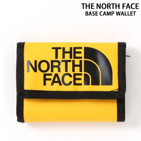 送料無料 THE NORTH FACE ザ ノースフェイス 3つ折りベースキャンプウォレット 三つ折り財布 ミニウォレット ロゴ ベルクロ「BASE CAMP WALLET」メンズ ブランド MC ゆうパケ