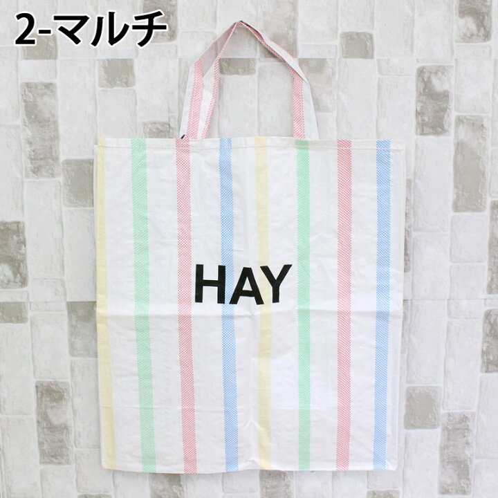 楽天市場】送料無料 HAY ヘイ キャンディストライプショッパー トート