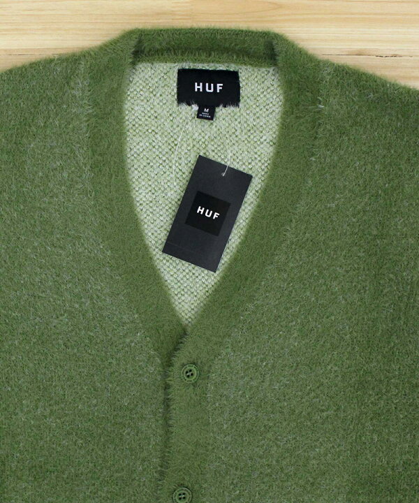 楽天市場】送料無料 HUF ハフ ウルサモヘアカーディガン URSA MOHAIR 