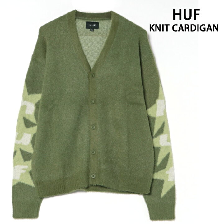 楽天市場】送料無料 HUF ハフ ウルサモヘアカーディガン URSA MOHAIR 