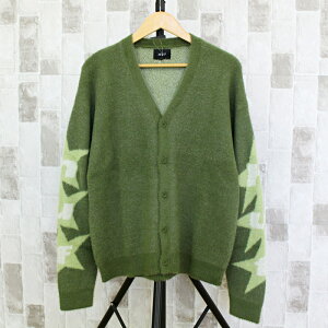 �������� HUF �n�t �E���T���w�A�J�[�f�B�K�� URSA MOHAIR CARDIGAN �� �X�^�[ �����S �V���M�[ �g�b�v�X �j�b�g �H�D�� ���� �����Y �X�g���[�g �X�P�[�^�[ �u�����h KN00512