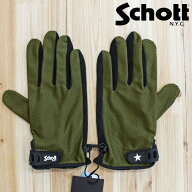 送料無料 Schott ショット SUMMER GLOVE サマーグローブ 手袋 薄型 スマホ対応 滑り止め メッシュ 夏用 …