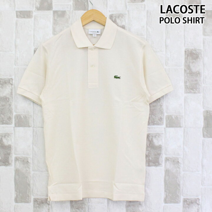 楽天市場】送料無料 LACOSTE ラコステ ワンポイント 鹿の子 半袖 