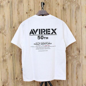 �������� AVIREX �A���B���b�N�X 50th Anniversary T-SHIRT ����T�V���c 783-5234005 �v�����g �A�r���b�N�X �~���^���[ �g�b�v�X �����Y �u�����h �������� ������� �t �� �� �l�R�|�X