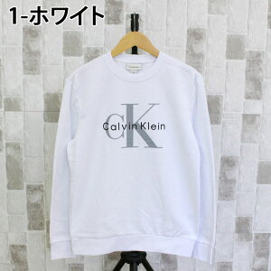 �������� Calvin Klein �J���o���N���C�� CK ���m�O�������S �X�E�F�b�g �N���[�l�b�N MONOLOGO FLEECE CREW NECK 40BM801 �����Y �u�����h MC