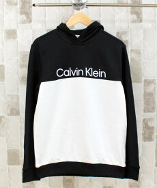 送料無料 Calvin Klein カルバンクライン CK カラーブロックロゴスウェットパーカー MC