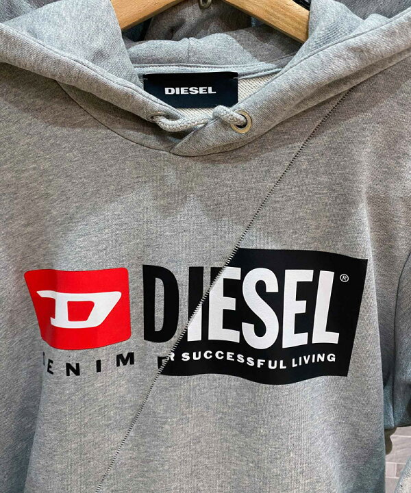 楽天市場】送料無料 DIESEL ディーゼル Wロゴ プリント スウェット