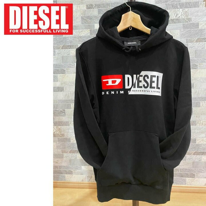 楽天市場】送料無料 DIESEL ディーゼル Wロゴ プリント スウェット 