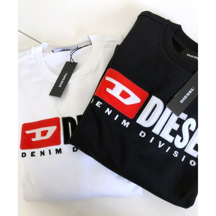 楽天市場】送料無料 DIESEL ディーゼル トレーナー メンズ ロゴ刺繍 