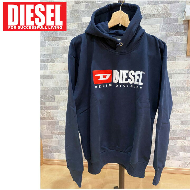 楽天市場】送料無料 DIESEL ディーゼル ワッペンロゴ刺繍 スウェット 