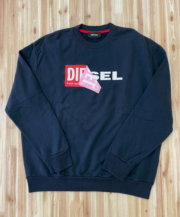 楽天市場】送料無料 DIESEL ディーゼル Wロゴ トレーナー クルーネック 