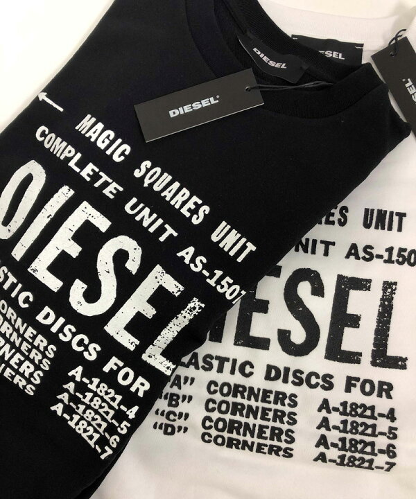 楽天市場】送料無料 DIESEL ディーゼル ロゴグラフィック プリント 