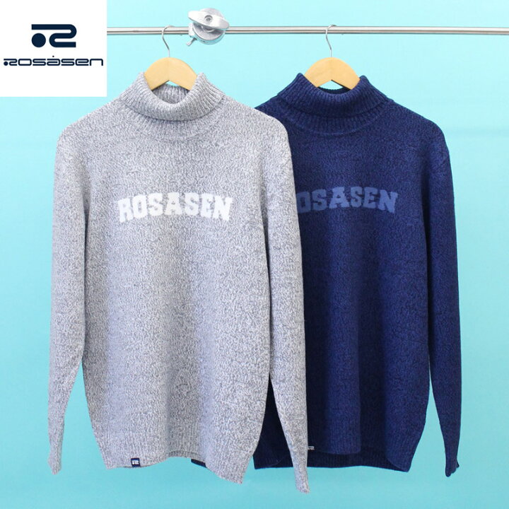 楽天市場】送料無料 Rosasen ロサーセン ゴルフウェア メンズ ニット 