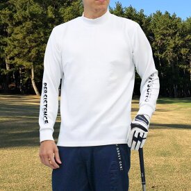 送料無料 ゴルフウェア メンズ モックネックシャツ GIORNO SEVEN ジョルノセブン ハイネック トップス ポロシャツ ストレッチ 長袖 無地 立体ロゴ おしゃれ ブランド 春夏 秋冬 MC ゆうパケ