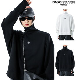 BASIC COTTON ベーシックコットン BCN WARMER ウォーマー MTM トップス/全2色 【あす楽対応】正規品 韓国 韓国ブランド 韓国ファッション カットソー トップス T スウェット トレーナー メンズ レディース ユニセックス 原宿系 長袖