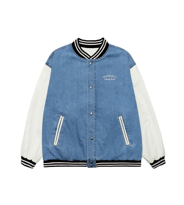 楽天市場】mahagrid マハグリッド 正規品 デニムヴァーシティ JKT/全2 