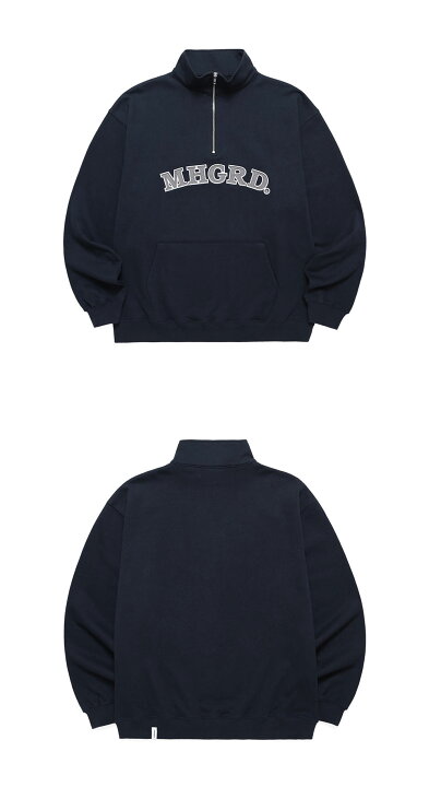 楽天市場】mahagrid マハグリッド 正規品 アーチロゴ ハーフジップ 