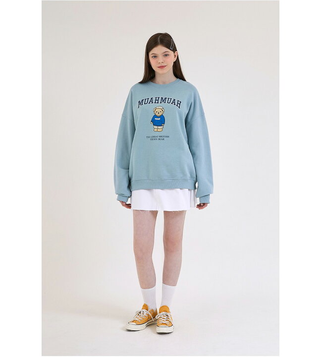 楽天市場 Muahmuah ムーアムーア 正規品 Muah Bearプリントトレーナー 全5色 あす楽対応 ムアムア 韓国 韓国ブランド 韓国ファッション トップス スウェット トレーナー ロゴ レディース 服 女子 女性 ストリート クマ ベア 熊 Daese Tokyo By Agem 楽天市場 Muahmuah ムーアムーア 正規品 Muah Bearプリントトレーナー 全5色 あす楽対応 ムアムア 韓国 韓国ブランド 韓国ファッション トップス スウェット トレーナー ロゴ レディース 服 女子 女性 ストリート クマ ベア 熊 Daese Tokyo By Agem