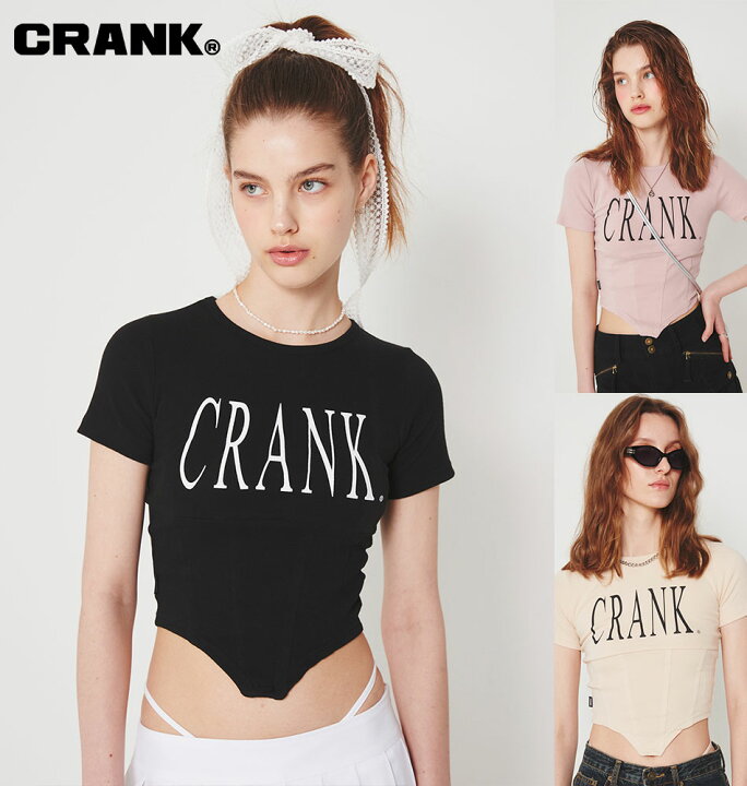 楽天市場】CRANK クランク 正規品 ベーシック ロゴ コルセット BASIC  