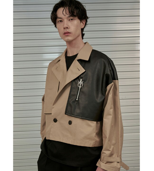 楽天市場】韓国ブランド OY オーワイ 正規品 クロップド レザー 