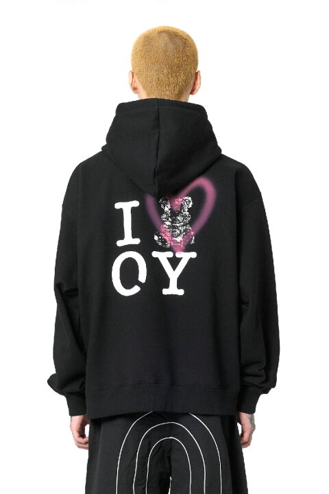 楽天市場】OY オーワイ I LOVE OY フード ZIP UP パーカー/全2色 韓国 