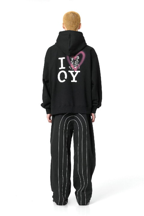 楽天市場】OY オーワイ I LOVE OY フード ZIP UP パーカー/全2色 韓国 