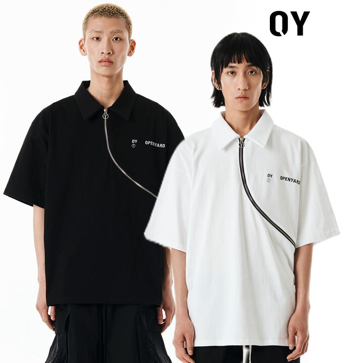 楽天市場】即納 OY オーワイ 正規品 カーブZIPカラーTEE/全2色韓国  