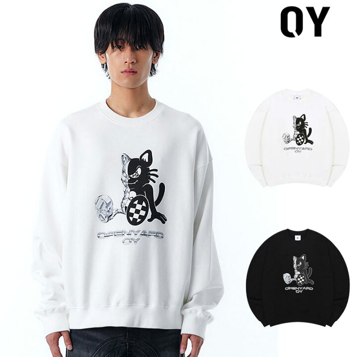 楽天市場】OY オーワイブラックキャット スウェット トレーナー  