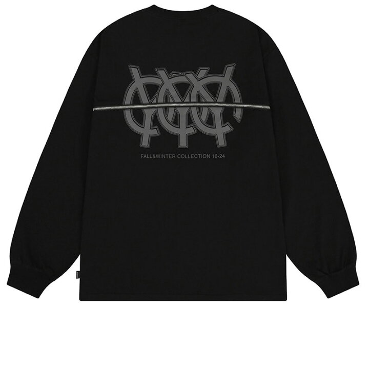 楽天市場】OY オーワイ トリプルロゴ バックZIP ロンT/全2色TEE 韓国 