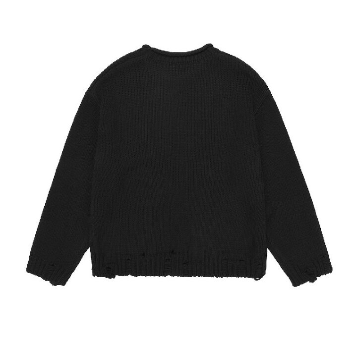 楽天市場】OY オーワイ ハートステッチニット HEART STICH DESTOYED 