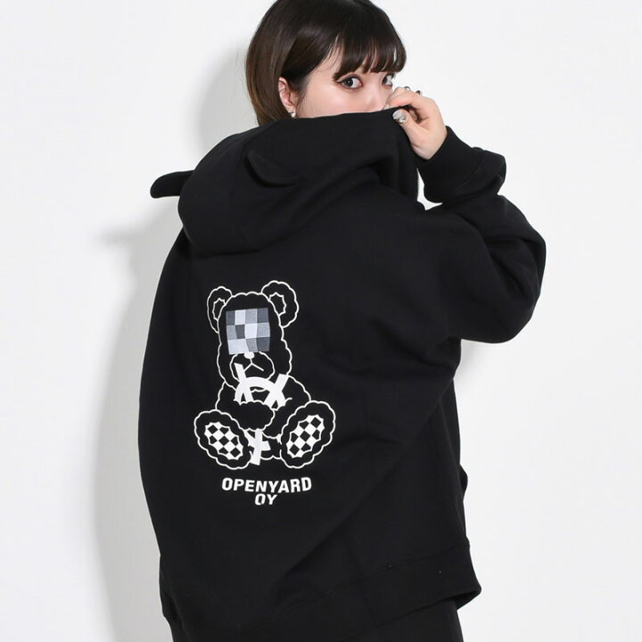 楽天市場】OY オーワイ モザイクオードリー ZIP パーカー MOSAIC  