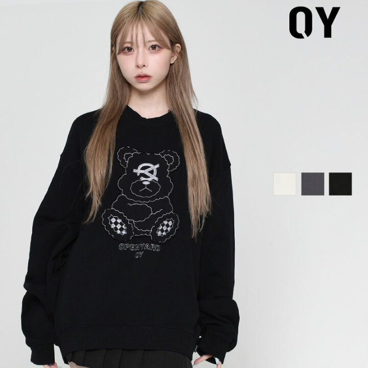 楽天市場】OY パッチオードリー スウェット/全3色 韓国ブランド 韓国  