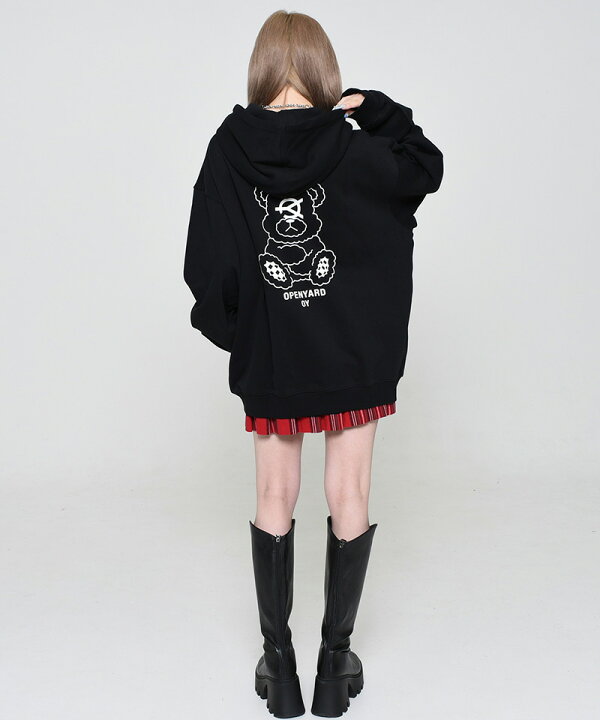 楽天市場】OY ODOLLY HOODIE ZIP UP/オードリー フーディー ジップ 