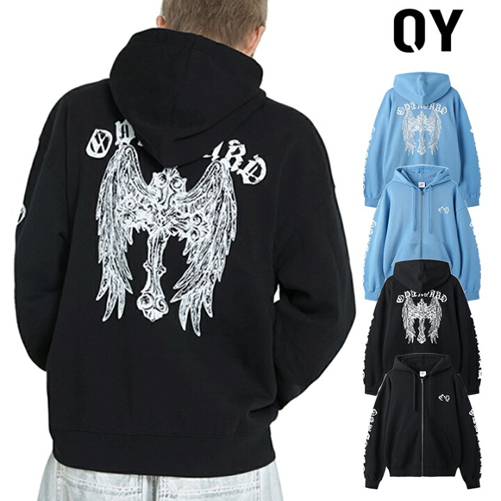 楽天市場】【正規品】 OY オーワイ GOTHIC CROSS HOODIE ZIP UP 