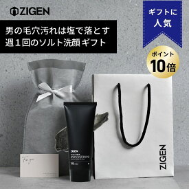 【P10倍】プレミアムソルト ギフト 塩洗顔 スクラブ洗顔 メンズ エイジングケア 洗顔 フェイススクラブ 塩スクラブ 毛穴 毛穴汚れ 角質 洗顔料 ソルト スクラブ スキンケア 人気 男性 プレゼント 誕生日 クリスマス 200g ジゲン ZIGEN