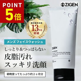 【P5倍★2/4 20:00～2/10 01:59】【高評価★4.8！累計13万本突破】高機能 洗顔 メンズ [ 皮脂 テカリ防止 脂性肌 ] スクラブ洗顔 ニキビ 肌荒れ [ 毛穴 黒ずみ くすみ 角質ケア ] 洗顔フォーム 石鹸 乾燥肌 低刺激 メンズ 男性 洗顔料 スキンケア ジゲン 100g
