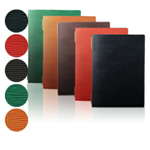 〜A4サイズ・4ページ〜グルーブレザータッチメニュー(ピンホールタイプ) MTGB-131 メニューブック 飲食店 a4 クリアファイル menuファイリング 書類保管