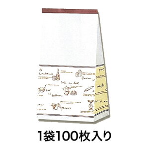 【クラフト角底袋】角底袋 No.4 ティータイム