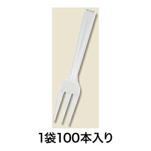 ヘイコープラフォーク 12cm 透明 バラ プラスチック資源循環促進法 使い捨て