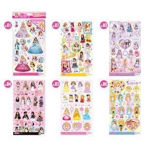 【シール】リカちゃん キラッとシール 12枚 縁日 お祭り 景品 玩具 駄菓子屋 シールめくり おうち縁日 キャラクター玩具