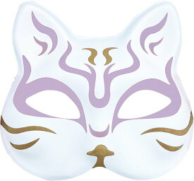 〜推しぬいとお揃いでつけよう〜【猫面】小 9色展開 推しカラー 推し色 お祭り 夏祭り お面 ぬい 推し活 推しグッズ かわいい