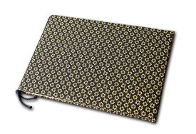 〜B5横サイズ・4ページ〜布地花柄メニュー（ひも綴じ） MThana-106 メニューカバー メニューブック 飲食店 和風 和柄 b5 お品書き メニューファイル menu