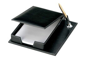 革メモボックス＆ペン立て MT-4 卓上メモ 業務用 ホテル用品 旅館用品