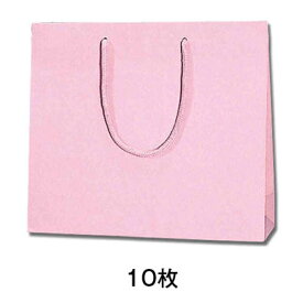 【手提げ紙袋】手提げ紙袋　プレーンチャームバッグ　3才　ピンク