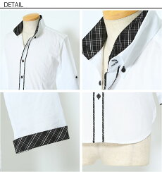 シャツメンズ白シャツカジュアルシャツフォーマル無地春春服メンズスタイルmenz-style