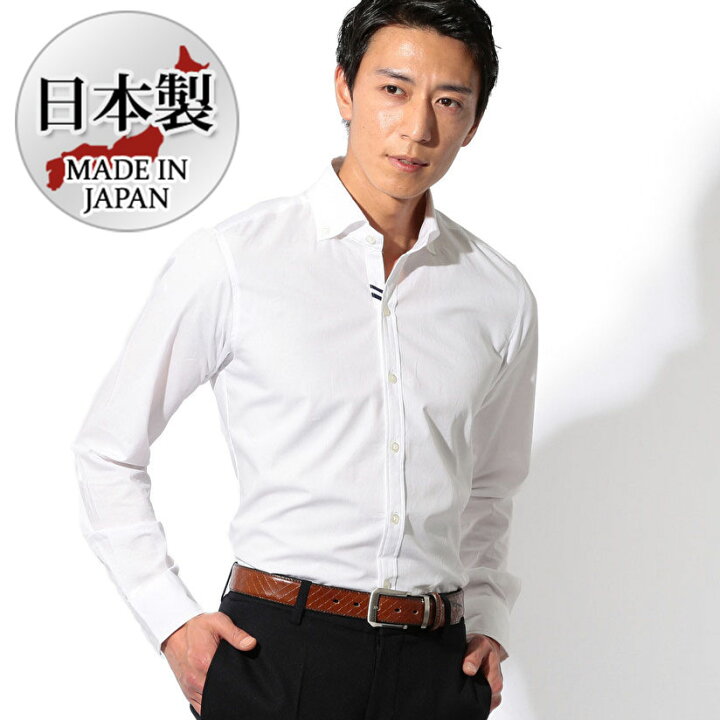 楽天市場】ビジネスカジュアル メンズ 日本製 ワイシャツ ビジカジ 